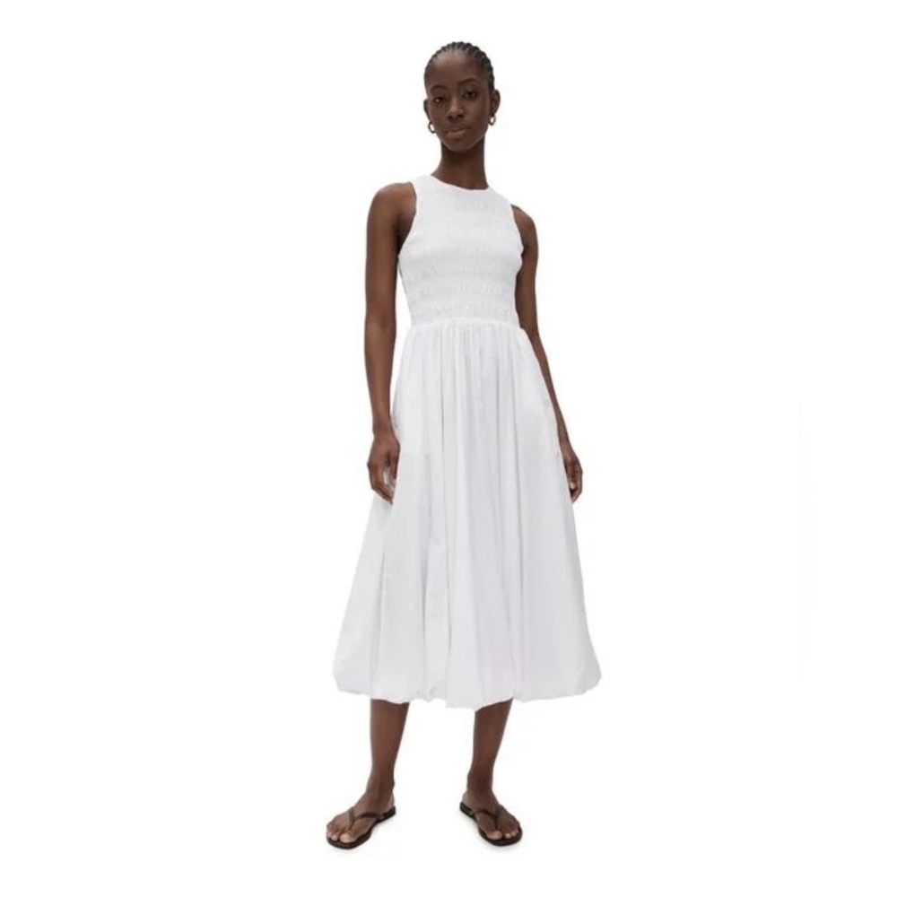 Women's White Selena Poplin Bubble Dress
